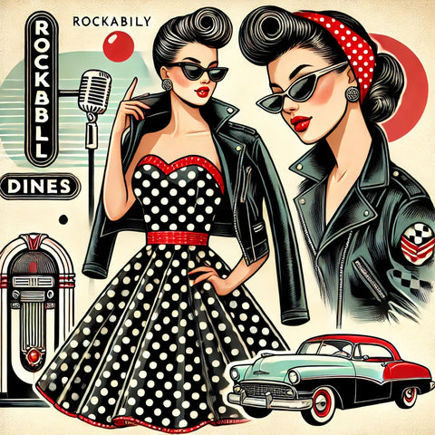 Rockabilly kleding jurken en accesoires