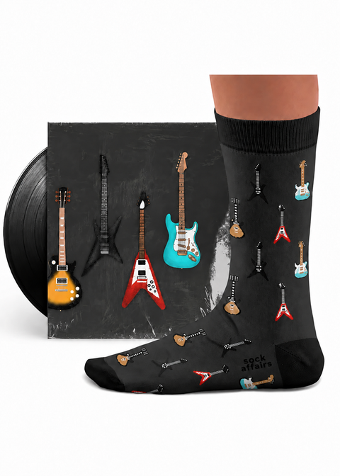 Sock Affairs Six-String Guitars Socken Grau