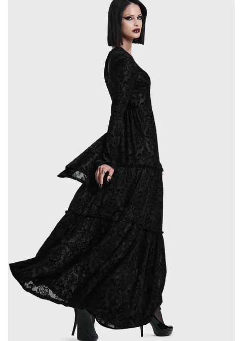 Killstar Daemon's Hex Maxi Dress Black