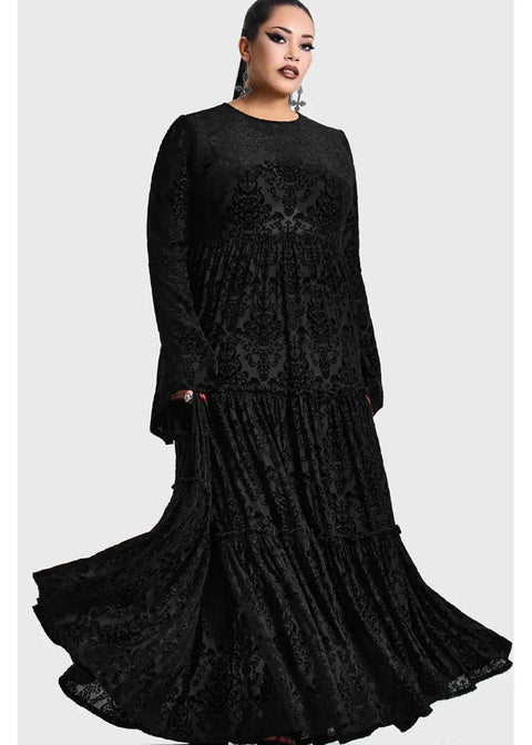 Killstar Daemon's Hex Maxi Dress Black