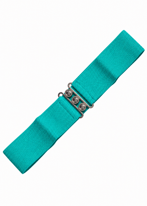 Banned Elastische 50's Riem Aqua