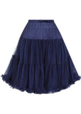Banned 50's Petticoat Lang Nachtblau