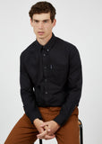 Ben Sherman Organic Oxford Long Sleeve Shirt Schwarz
