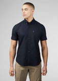 Ben Sherman Organic Oxford Short Sleeve Shirt Schwarz
