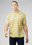 Ben Sherman Retro Geo Shirt Sunflower Gelb