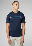 Ben Sherman Core Stripe T-Shirt Dunkel Navy