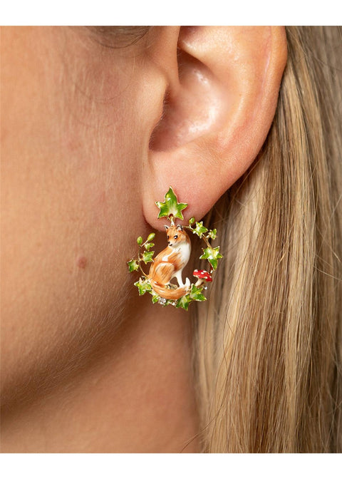 Bill Skinner Fox & Ivy Hoop Oorbellen