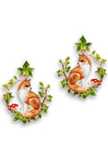 Bill Skinner Fox & Ivy Hoop Oorbellen