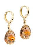 Bill Skinner Hedgehog & Pumpkin Huggie Oorbellen