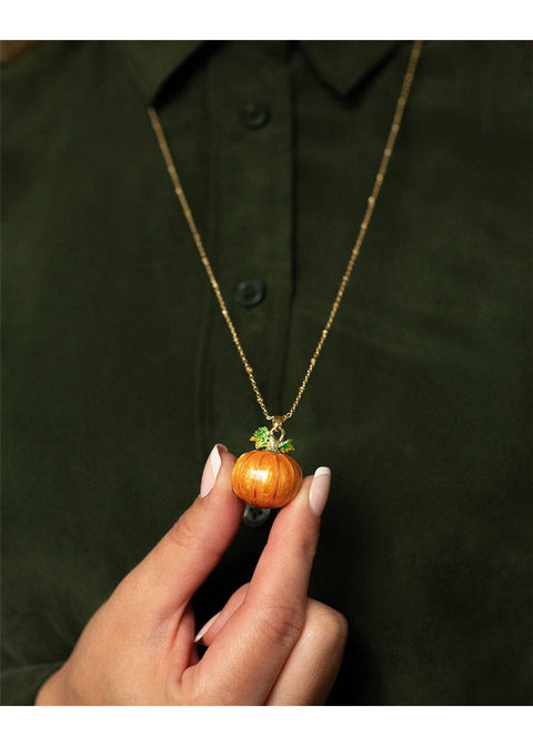 Bill Skinner Hedgehog & Pumpkin Medaillon Ketting