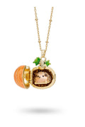 Bill Skinner Hedgehog & Pumpkin Medaillon Ketting