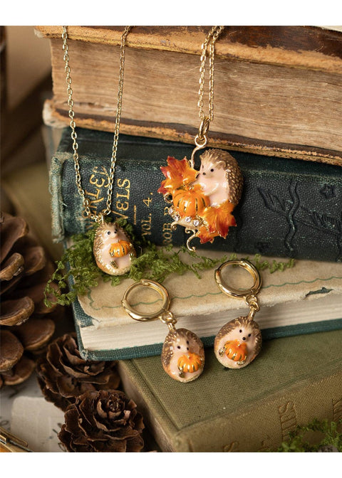 Bill Skinner Hedgehog & Pumpkin Ketting