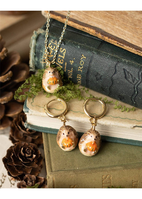 Bill Skinner Pumpkin Hedgehog Mini Ketting
