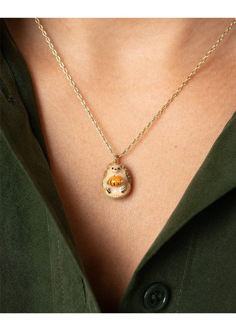 Bill Skinner Pumpkin Hedgehog Mini Ketting