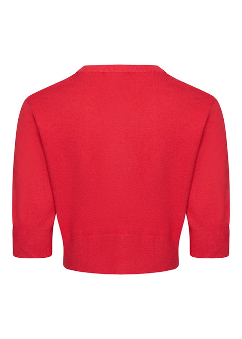 Succubus Clothing Cleo 50er-Jahre-Cardigan Rot