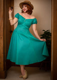 Collectif Dolores Classic 50's Swingkleid Teal