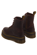 Dr. Martens Jadon Emboss Floral Cherry Red - achteraanzicht