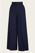 Emmy Design Palazzo Perfection Wolmix Broek Navy – aanvullende foto