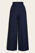 Emmy Design Palazzo Perfection Wolmix Broek Navy – aanvullende foto