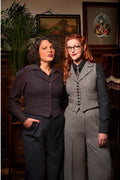 Emmy Design Palazzo Perfection Wolmix Broek Navy – aanvullende foto