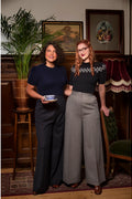 Emmy Design Palazzo Perfection Wolmix Broek Navy – aanvullende foto