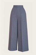 Emmy Design Palazzo Perfection Tweed Broek Midnight Ivoor – aanvullende foto