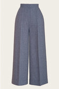 Emmy Design Palazzo Perfection Tweed Broek Midnight Ivoor – aanvullende foto