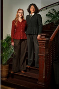 Emmy Design Miss Fancy Pants Tweed Broek Bruin Zwart – aanvullende foto