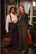 Emmy Design Miss Fancy Pants Tweed Broek Wijnrood Midnight – aanvullende foto