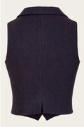 Emmy Design Watchmaker's Tweed Gilet Wijnrood Midnight – aanvullende foto