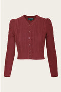Emmy Design Ice Skater Merinowollen Cardigan Roest – aanvullende foto