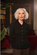 Emmy Design Screen Siren Merinowollen Cardigan Zwart – aanvullende foto