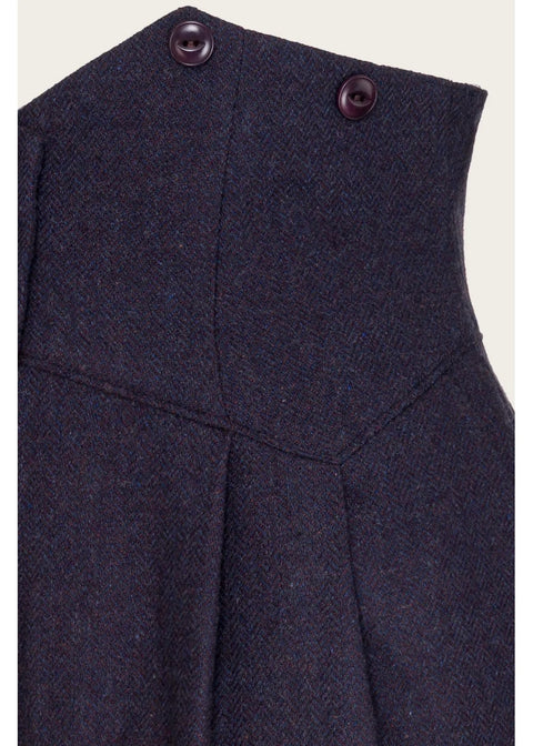 Emmy Design Miss Fancy Pants Tweed Broek Wijnrood Midnight – foto 2