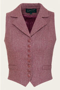 Emmy Design Watchmaker's Tweed Gilet Framboos – foto 1