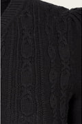 Emmy Design Ice Skater Merinowollen Cardigan Zwart AW26 – foto 2
