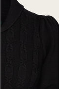 Emmy Design Screen Siren Merinowollen Cardigan Zwart – foto 2