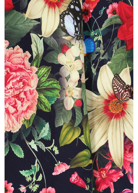 Hearts & Roses Mariposa Garden Swing Jurk Navy - foto 7