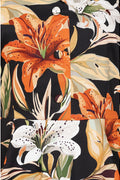 Hearts & Roses Lilia Floral Swing Jurk Zwart - foto 7