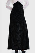 Killstar Daemon's Curse Maxi Rok Zwart – vooraanzicht van de maxi rok