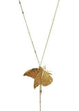 Lotta Djossou Paris Butterfly Lange Halskette Gold