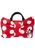 Loungefly Disney Minnie Rocks the Dots Figural Bow Umhängetasche Rot