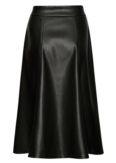 Succubus Clothing Jett PU-Rock Schwarz