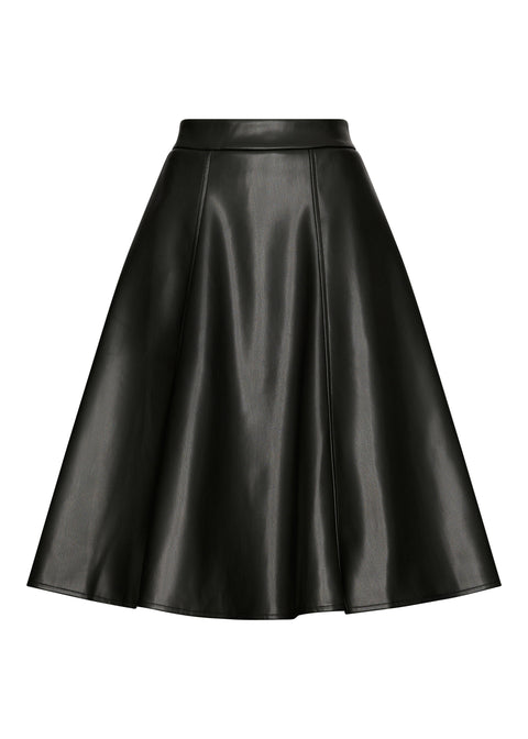 Succubus Clothing Jett PU-Rock Schwarz