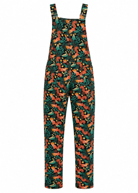 Run & Fly Acorn Adventure Squirrel Tuinbroek Zwart - achterkant (ghost)
