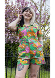 Run & Fly Hills 70's Playsuit in Multi