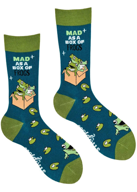 Soctopus Mad As A Box Of Frogs Socken Grün