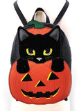 Succubus Bags Pumpkin Cat Rucksack Schwarz