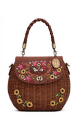 Vendula London Flower Shop Amber Edition Basket Handtas - vooraanzicht