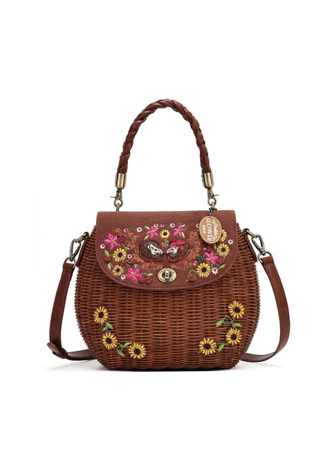 Vendula London Flower Shop Amber Edition Basket Handtas - productfoto 2