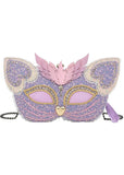 Vendula London Shakespeare's Theatre: Much Ado About Nothing Masquerade Clutch Tasche Lila